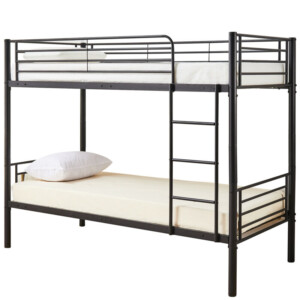 Κουκέτα ArteLibre ELKHORN Μαύρο Για Στρώμα 90x190cm