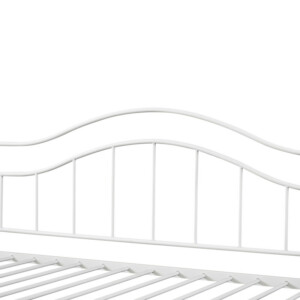 Καναπές Κρεβάτι ArteLibre PECOS Λευκό Μέταλλο Για Στρώμα 90x190cm - Image 6