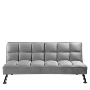 Καναπές Κρεβάτι ArteLibre ALIKA Ανοιχτό Γκρι 190x92x83cm