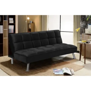 Καναπές Κρεβάτι ArteLibre ALIKA Σκούρο Γκρι 190x92x83cm - Image 2