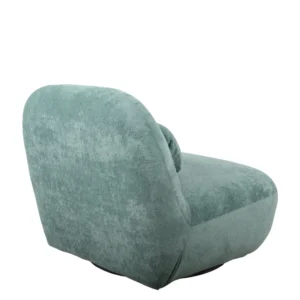 Πολυθρόνα Περιστρεφόμενη ArteLibre METIS Πράσινο Ύφασμα 83x87x75cm - Image 3