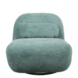 Πολυθρόνα Περιστρεφόμενη ArteLibre METIS Πράσινο Ύφασμα 83x87x75cm - Image 5