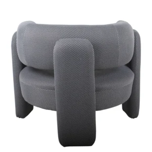 Πολυθρόνα ArteLibre ADRASTEA Γκρι Ύφασμα 94x88x73cm - Image 5