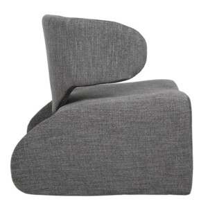 Πολυθρόνα ArteLibre HIMALIA Γκρι Ύφασμα/Μέταλλο/Ξύλο 73x78x75cm - Image 3