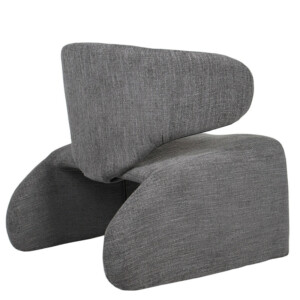 Πολυθρόνα ArteLibre HIMALIA Γκρι Ύφασμα/Μέταλλο/Ξύλο 73x78x75cm - Image 4