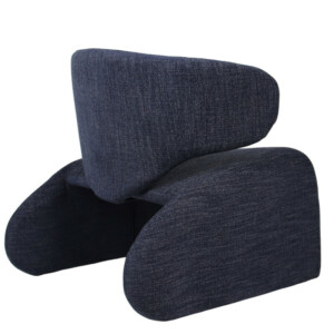 Πολυθρόνα ArteLibre HIMALIA Μπλε Ύφασμα/Μέταλλο/Ξύλο 73x78x75cm - Image 4