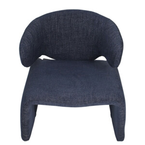 Πολυθρόνα ArteLibre HIMALIA Μπλε Ύφασμα/Μέταλλο/Ξύλο 73x78x75cm - Image 6