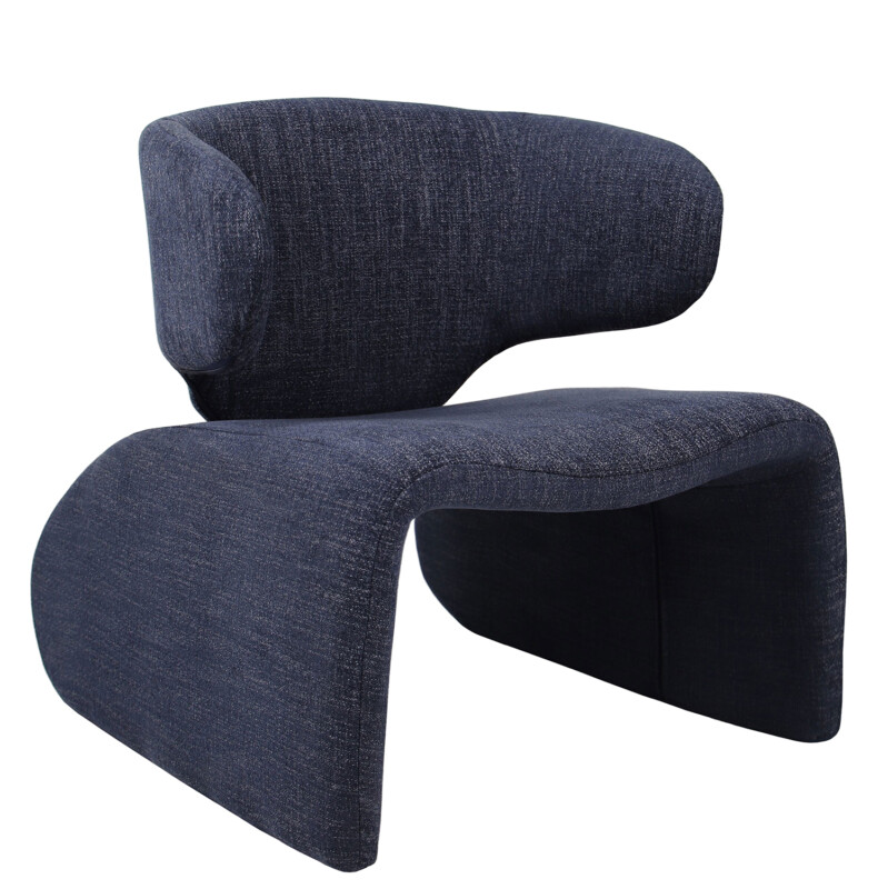 Πολυθρόνα ArteLibre HIMALIA Μπλε Ύφασμα/Μέταλλο/Ξύλο 73x78x75cm Πολυθρόνα ArteLibre HIMALIA Μπλε Ύφασμα/Μέταλλο/Ξύλο 73x78x75cm