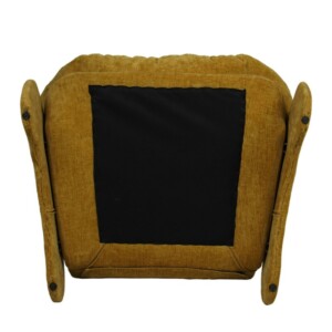 Πολυθρόνα ArteLibre ANANKE Κίτρινο Ύφασμα/Μέταλλο/Ξύλο 85x78x84cm - Image 7