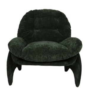 Πολυθρόνα ArteLibre ANANKE Πράσινο Ύφασμα/Μέταλλο/Ξύλο 85x78x84cm - Image 5