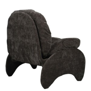 Πολυθρόνα ArteLibre ANANKE Γκρι Ύφασμα/Μέταλλο/Ξύλο 85x78x84cm - Image 3