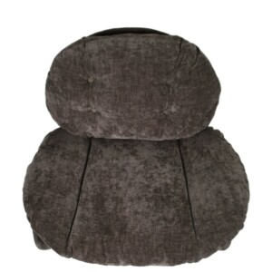 Πολυθρόνα ArteLibre ANANKE Γκρι Ύφασμα/Μέταλλο/Ξύλο 85x78x84cm - Image 6