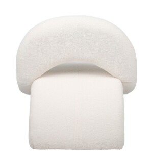 Πολυθρόνα ArteLibre PASIPHAE Μπεζ Ύφασμα/Μέταλλο/Ξύλο 80x86x80cm - Image 4