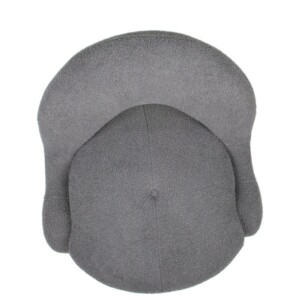 Πολυθρόνα ArteLibre PASIPHAE Γκρι Ύφασμα/Μέταλλο/Ξύλο 80x86x80cm - Image 6