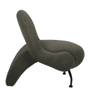 Πολυθρόνα ArteLibre PASIPHAE Πράσινο Ύφασμα/Μέταλλο/Ξύλο 80x86x80cm - Image 2