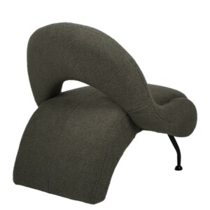 Πολυθρόνα ArteLibre PASIPHAE Πράσινο Ύφασμα/Μέταλλο/Ξύλο 80x86x80cm - Image 3