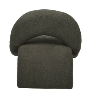 Πολυθρόνα ArteLibre PASIPHAE Πράσινο Ύφασμα/Μέταλλο/Ξύλο 80x86x80cm - Image 4