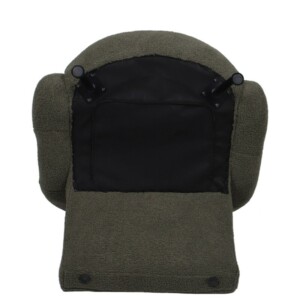 Πολυθρόνα ArteLibre PASIPHAE Πράσινο Ύφασμα/Μέταλλο/Ξύλο 80x86x80cm - Image 7