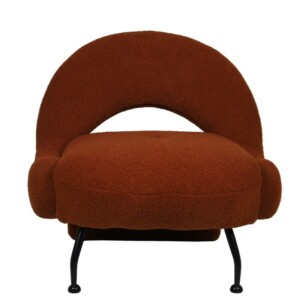 Πολυθρόνα ArteLibre PASIPHAE Πορτοκαλί Ύφασμα/Μέταλλο/Ξύλο 80x86x80cm - Image 5