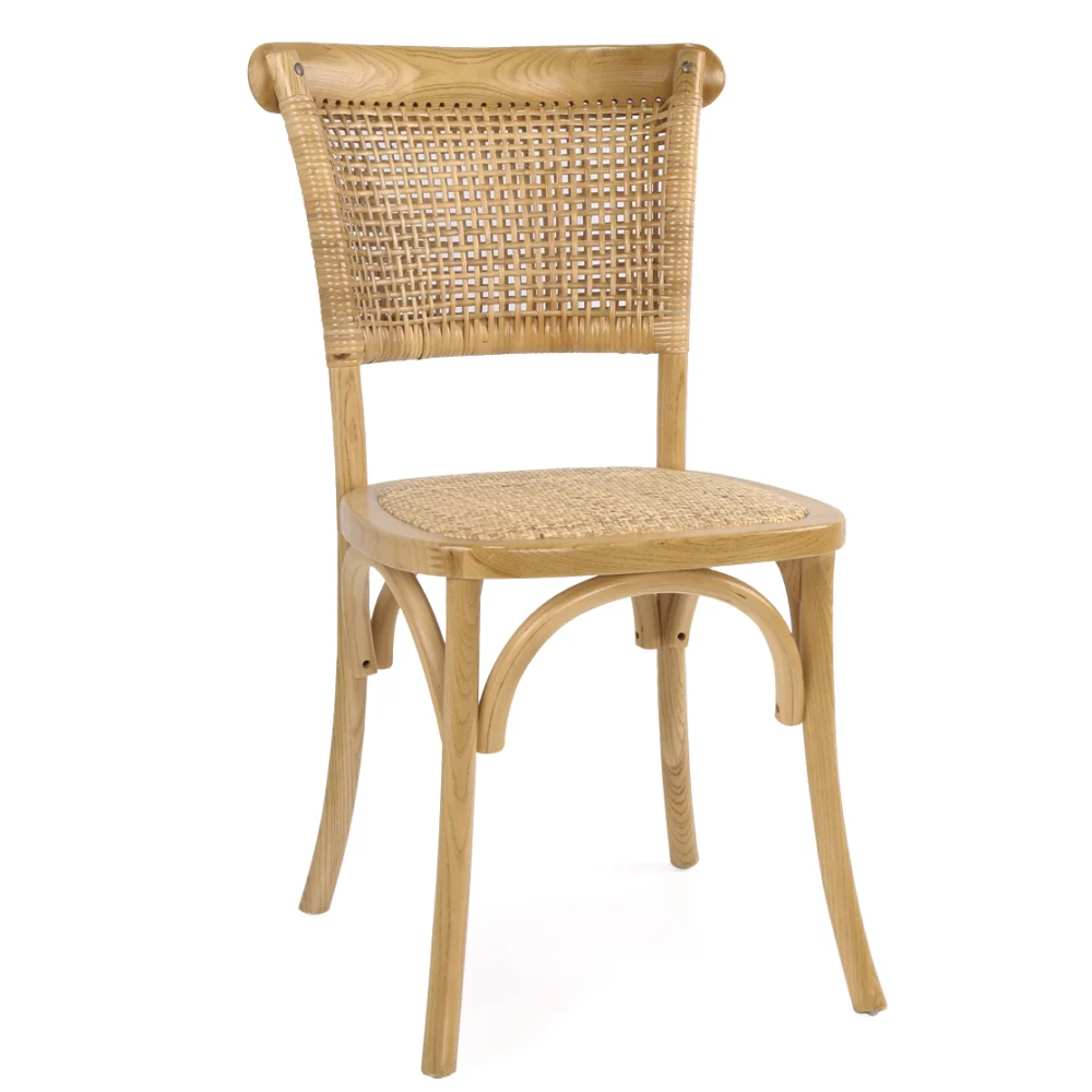 Καρέκλα Επαγγελματική ArteLibre ANANKE Φυσικό Ξύλο/Rattan 44x41x88cm Καρέκλα Επαγγελματική ArteLibre ANANKE Φυσικό Ξύλο/Rattan 44x41x88cm