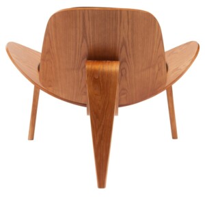 Πολυθρόνα ArteLibre THALOR Μαύρο/Καφέ Ξύλο/PU 90x76.5x74.5cm - Image 4