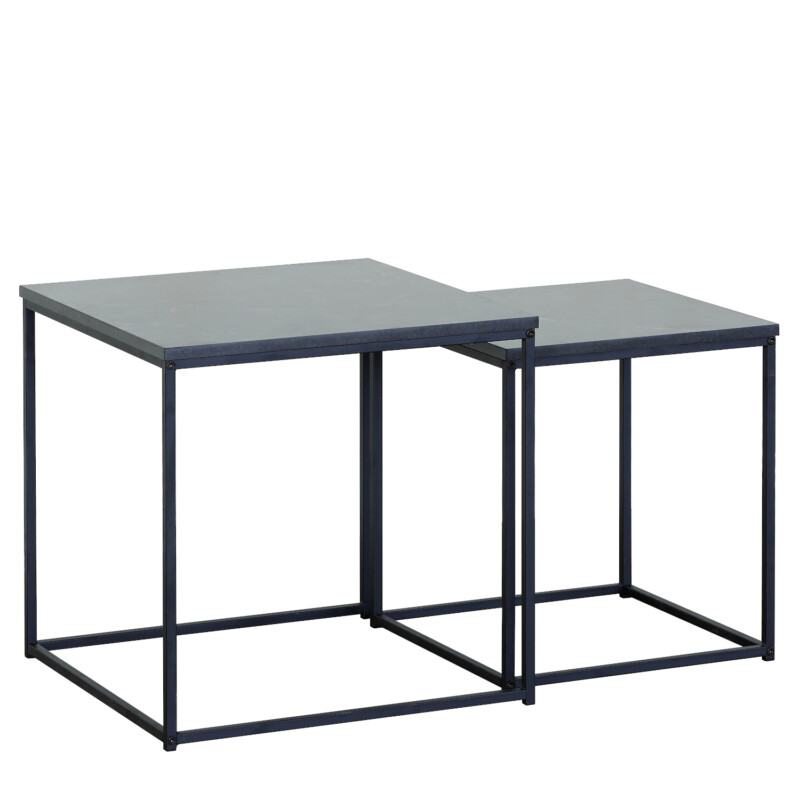 Τραπεζάκι Σαλονιού ArteLibre SOMERTON Μαύρο Μάρμαρο Μοριοσανίδα/Μέταλλο 40x40x50/35x35x45cm Σετ 2Τμχ Τραπεζάκι Σαλονιού ArteLibre SOMERTON Μαύρο Μάρμαρο Μοριοσανίδα/Μέταλλο 40x40x50/35x35x45cm Σετ 2Τμχ