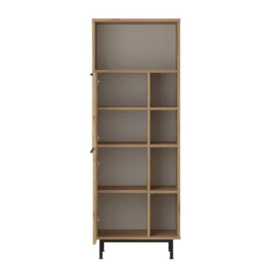 Ντουλάπι Τροφίμων ArteLibre LIZARD Φυσικό Μοριοσανίδα/Μέταλλο 60x35.5x161.6cm - Image 5