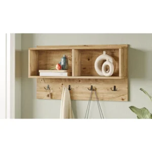 Κρεμάστρα Εισόδου ArteLibre DALSTON Πεύκο Μοριοσανίδα 92x18.8x51cm - Image 4