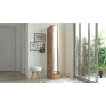 Παπουτσοθήκη ArteLibre DEPTFORD Πεύκο Μοριοσανίδα/Μέταλλο 35.5x35.5x180cm - Image 5