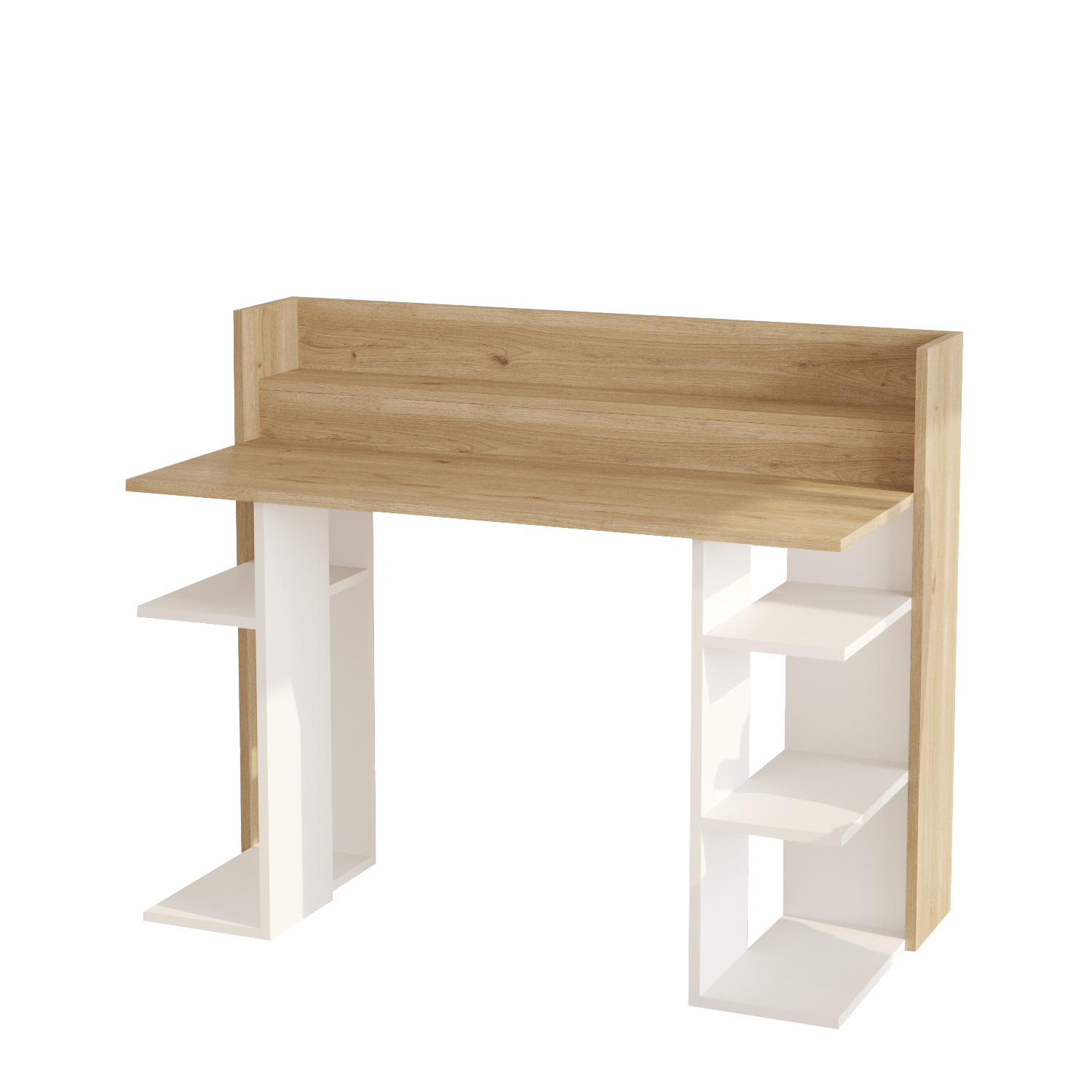 Γραφείο ArteLibre FIFE Φυσικό/Λευκό Μοριοσανίδα/Μελαμίνη 124x58x98cm Γραφείο ArteLibre FIFE Φυσικό/Λευκό Μοριοσανίδα/Μελαμίνη 124x58x98cm