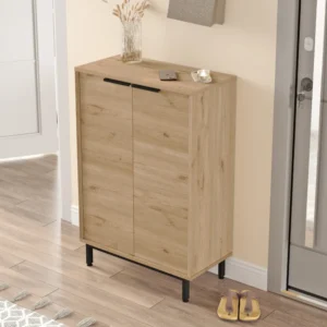 Παπουτσοθήκη ArteLibre BUTE Φυσικό Μοριοσανίδα/Μελαμίνη 105.6x35.5x72cm - Image 2