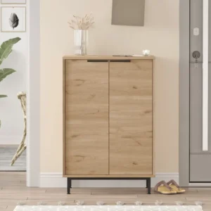 Παπουτσοθήκη ArteLibre BUTE Φυσικό Μοριοσανίδα/Μελαμίνη 105.6x35.5x72cm