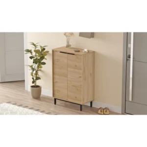 Παπουτσοθήκη ArteLibre BUTE Φυσικό Μοριοσανίδα/Μελαμίνη 105.6x35.5x72cm - Image 5