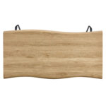 Τραπέζι Τραπεζαρίας ArteLibre BRANWELL Sonoma/Μαύρο Μέταλλο/Μοριοσανίδα 160x80x77.5cm - Image 4