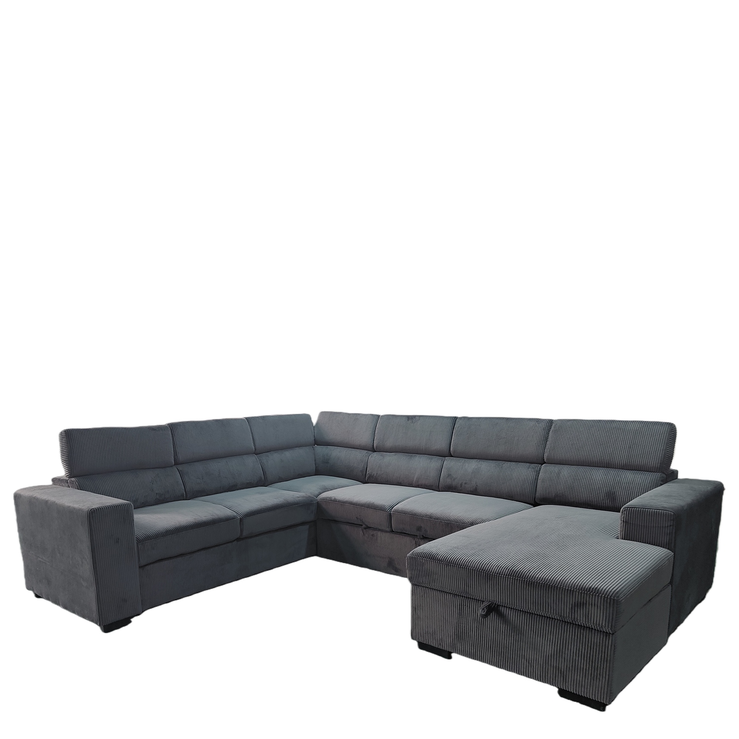 Καναπές Γωνιακός ArteLibre AVELON Γκρι Σκούρο Ύφασμα/Ξύλο 249x312x82cm Καναπές Γωνιακός ArteLibre AVELON Γκρι Σκούρο Ύφασμα/Ξύλο 249x312x82cm