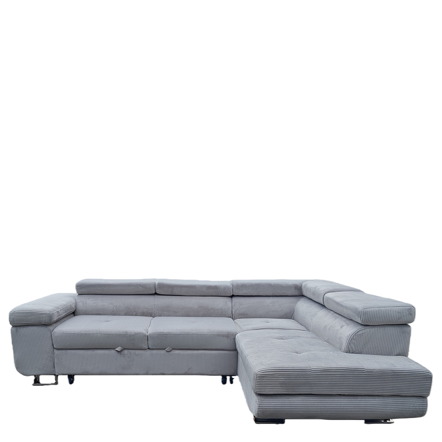 Καναπές Γωνιακός ArteLibre LUZANO Γκρι Ανοιχτό Ύφασμα/MDF 277x203x100cm Καναπές Γωνιακός ArteLibre LUZANO Γκρι Ανοιχτό Ύφασμα/MDF 277x203x100cm