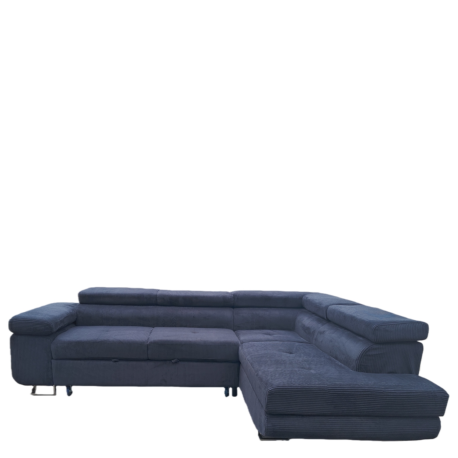 Καναπές Γωνιακός ArteLibre LUZANO Μαύρο Ύφασμα/MDF 277x203x100cm Καναπές Γωνιακός ArteLibre LUZANO Μαύρο Ύφασμα/MDF 277x203x100cm