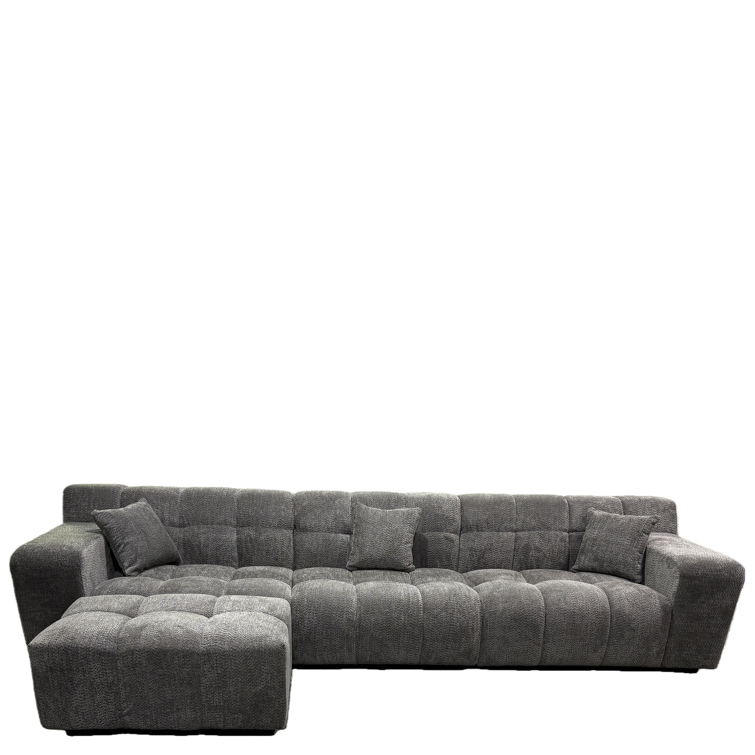 Καναπές Γωνιακός ArteLibre ORVELLA Γκρι Ύφασμα 363x194x80cm Καναπές Γωνιακός ArteLibre ORVELLA Γκρι Ύφασμα 363x194x80cm