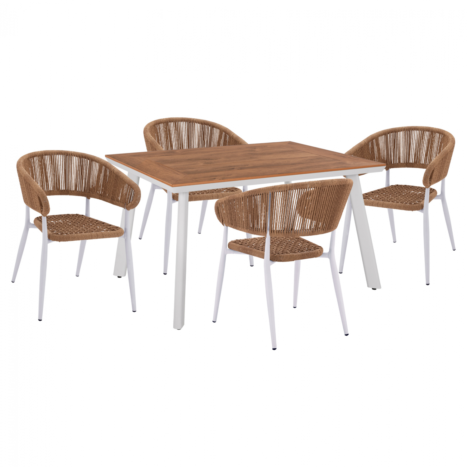 ΣΕΤ ΤΡΑΠΕΖΑΡΙΑ 5ΤΜΧ ΜΕ ΤΡΑΠΕΖΙ POLYWOOD 120Χ80 & ΠΟΛΥΘΡΟΝΕΣ ΛΕΥΚΕΣ HM11428 ΣΕΤ ΤΡΑΠΕΖΑΡΙΑ 5ΤΜΧ ΜΕ ΤΡΑΠΕΖΙ POLYWOOD 120Χ80 & ΠΟΛΥΘΡΟΝΕΣ ΛΕΥΚΕΣ HM11428 - Image 1