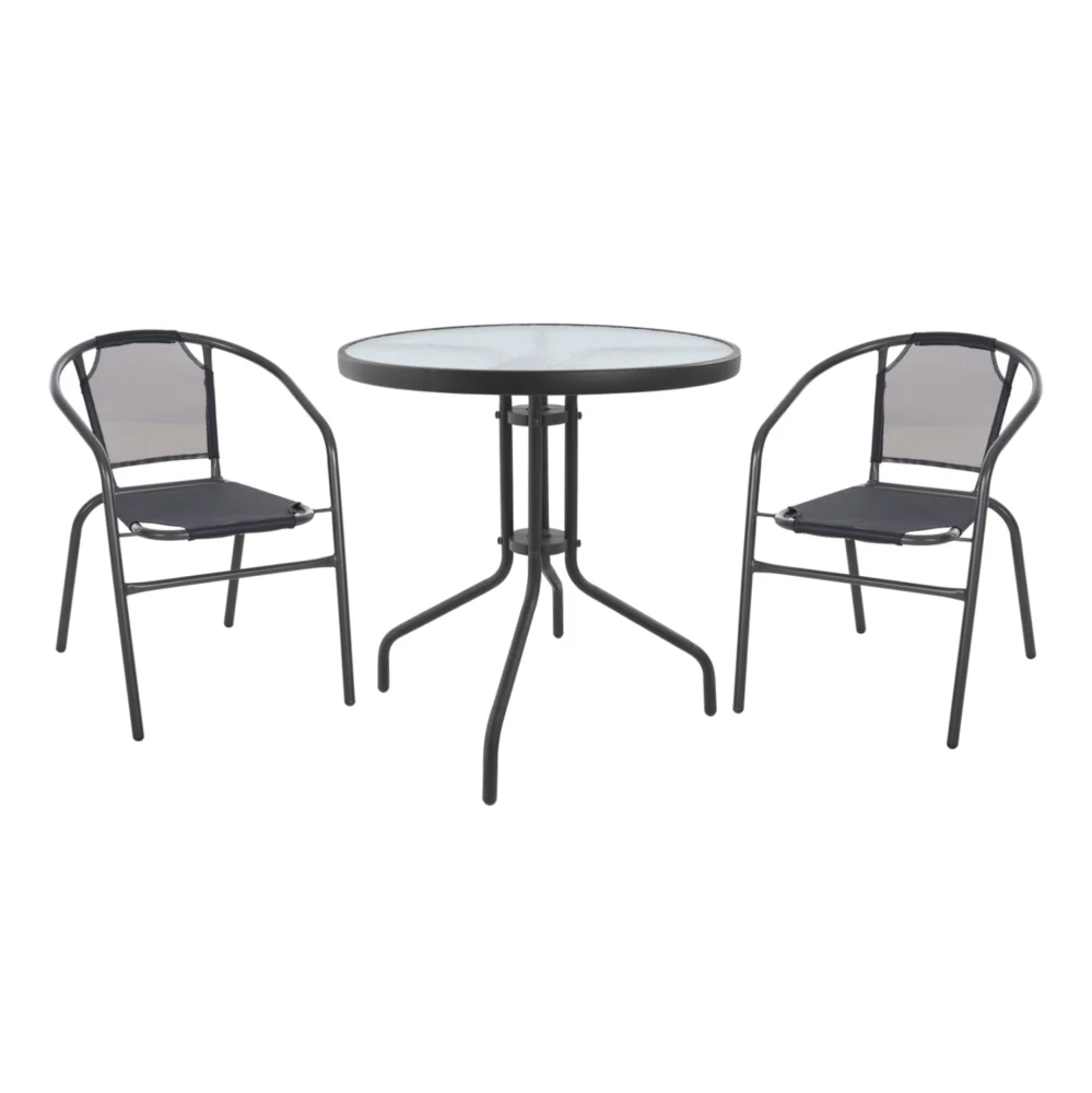 ΣΕΤ ΕΞΩΤ. ΧΩΡΟΥ 3ΤΜΧ HM10711 ΓΚΡΙ ΜΕΤΑΛΛΟ-ΓΥΑΛΙ ΑΣΦΑΛΕΙΑΣ-ΓΚΡΙ TEXTILENE ΣΕΤ ΕΞΩΤ. ΧΩΡΟΥ 3ΤΜΧ HM10711 ΓΚΡΙ ΜΕΤΑΛΛΟ-ΓΥΑΛΙ ΑΣΦΑΛΕΙΑΣ-ΓΚΡΙ TEXTILENE - Image 1