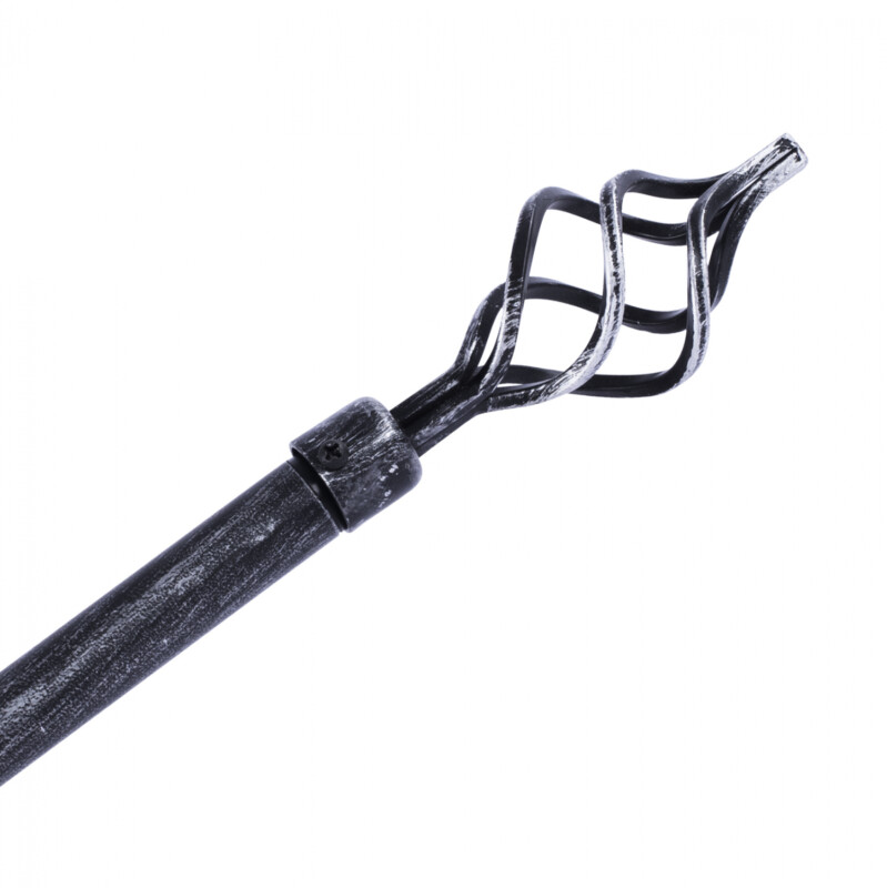 ΚΟΥΡΤΙΝΟΞΥΛΟ 110-210cm HM11280.03 ΜΕΤΑΛΛΙΚΟ ΠΤΥΣ/ΝΟ ΜΑΥΡΟ ΑΣΗΜΙ ΓΥΡΙΣΤΟ Ε-0316 ΚΟΥΡΤΙΝΟΞΥΛΟ 110-210cm HM11280.03 ΜΕΤΑΛΛΙΚΟ ΠΤΥΣ/ΝΟ ΜΑΥΡΟ ΚΟΚΚΙΝΟ ΚΩΝΟΣ Ε-0316 - Image 1