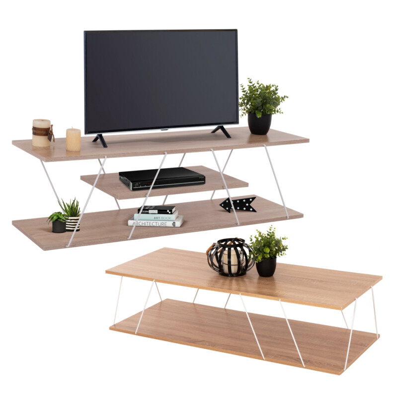 ΣΥΝΘΕΣΗ ΣΑΛΟΝΙΟΥ 2ΤΜΧ TARS HM11771.14 ΜΕΛΑΜΙΝΗ-ΜΕΤΑΛΛΟ SONAMA-ΛΕΥΚΟ ΣΥΝΘΕΣΗ ΣΑΛΟΝΙΟΥ 2ΤΜΧ TARS HM11771.14 ΜΕΛΑΜΙΝΗ-ΜΕΤΑΛΛΟ SONAMA-ΛΕΥΚΟ - Image 1