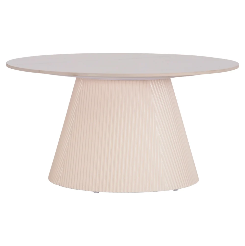 ΤΡΑΠΕΖΙ ΣΑΛΟΝΙΟΥ DUNCAN HM18022.02 ΚΕΡΑΜΙΚΟ TOP-MDF ΒΑΣΗ-ΚΡΕΜ ΛΕΥΚΟ Φ80x41Υεκ. ΤΡΑΠΕΖΙ ΣΑΛΟΝΙΟΥ DUNCAN HM18022.02 ΚΕΡΑΜΙΚΟ TOP-MDF ΒΑΣΗ-ΚΡΕΜ ΛΕΥΚΟ Φ80x41Υεκ. - Image 1