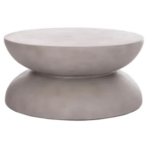 ΤΡΑΠΕΖΙ ΣΑΛΟΝΙΟΥ ANNA HM18158.03 FIBER CEMENT ΣΕ ΓΚΡΙ--Φ92x44.5Υεκ