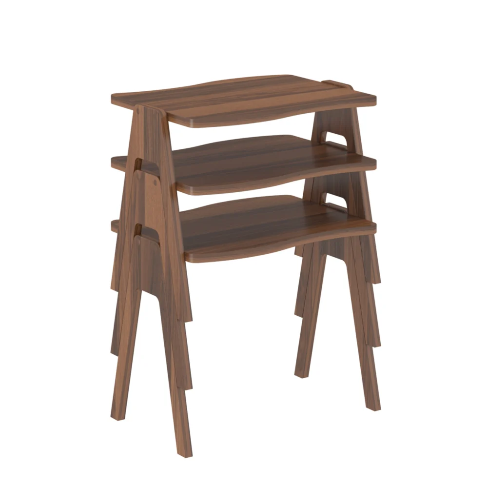 ΣΕΤ 3ΤΜΧ ΒΟΗΘ.ΤΡΑΠΕΖΑΚΙΑ ESSENT HM18175.05 ΜΕΛΑΜΙΝΗ ΣΕ ΚΑΡΥΔΙ 45x35x40Yεκ. ΣΕΤ 3ΤΜΧ ΒΟΗΘ.ΤΡΑΠΕΖΑΚΙΑ ESSENT HM18175.05 ΜΕΛΑΜΙΝΗ ΣΕ ΚΑΡΥΔΙ 45x35x40Yεκ. - Image 1