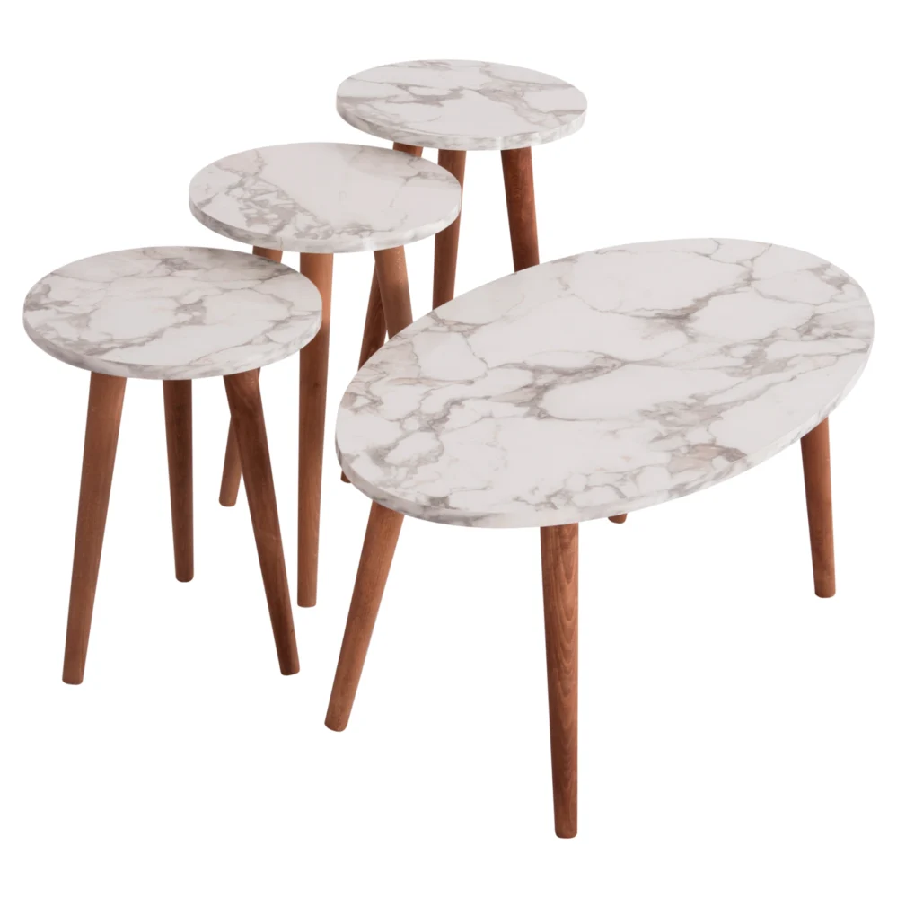 ΣΕΤ ΤΡΑΠΕΖΙ ΣΑΛΟΝΙΟΥ & 3 ΒΟΗΘ.ΤΡΑΠΕΖΙΑ VITAL HM18180.03 ΜΕΛΑΜΙΝΗ ΛΕΥΚΟ ΜΑΡΜΑΡΟ-ΚΑΡΥΔΙ ΠΟΔΙΑ ΣΕΤ ΤΡΑΠΕΖΙ ΣΑΛΟΝΙΟΥ & 3 ΒΟΗΘ.ΤΡΑΠΕΖΙΑ VITAL HM18180.03 ΜΕΛΑΜΙΝΗ ΛΕΥΚΟ ΜΑΡΜΑΡΟ-ΚΑΡΥΔΙ ΠΟΔΙΑ - Image 1