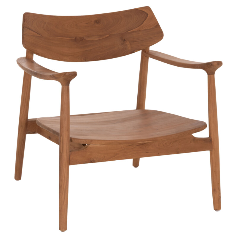 ΠΟΛΥΘΡΟΝΑ LOUNGE RANGER HM18255.01 ΞΥΛΟ TEAK ΣΕ ΦΥΣΙΚΟ 70x73x73Υεκ. ΠΟΛΥΘΡΟΝΑ LOUNGE RANGER HM18255.01 ΞΥΛΟ TEAK ΣΕ ΦΥΣΙΚΟ 70x73x73Υεκ. - Image 1