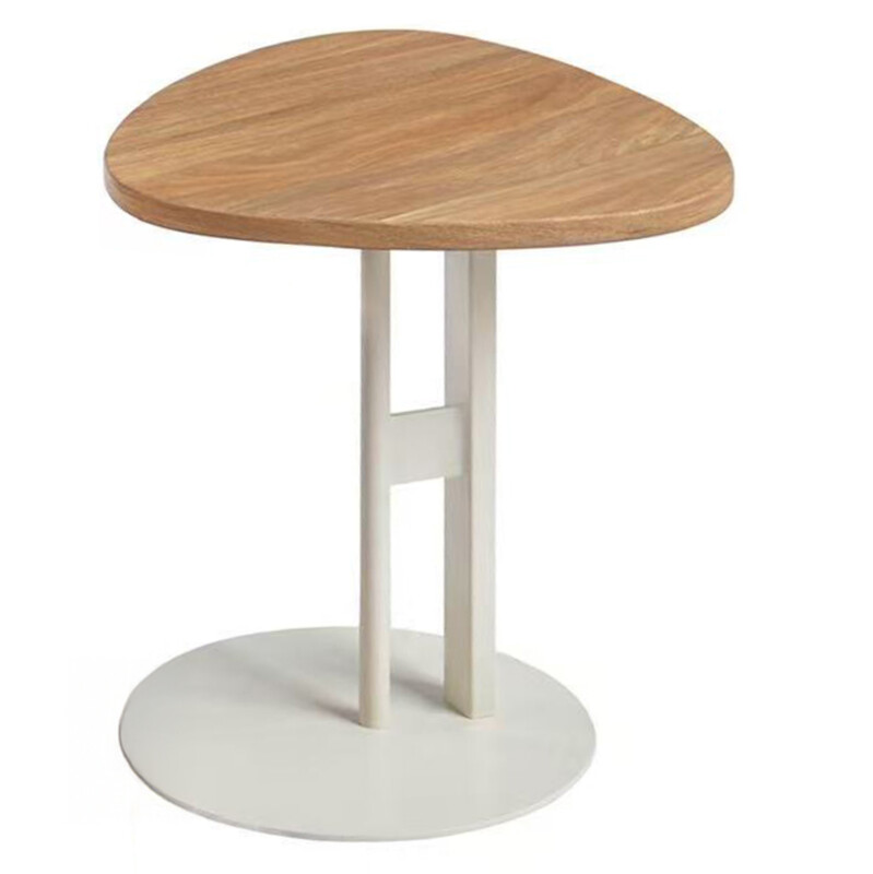 ΒΟΗΘΗΤΙΚΟ ΤΡΑΠΕΖΙ ΟΒΑΛ ALPER HM18328 MDF SONAMA--ΜΕΤΑΛΛΟ ΛΕΥΚΟ Φ50x50Υεκ. ΒΟΗΘΗΤΙΚΟ ΤΡΑΠΕΖΙ ΟΒΑΛ ALPER HM18328 MDF SONAMA--ΜΕΤΑΛΛΟ ΛΕΥΚΟ 50x50x51Υεκ. - Image 1