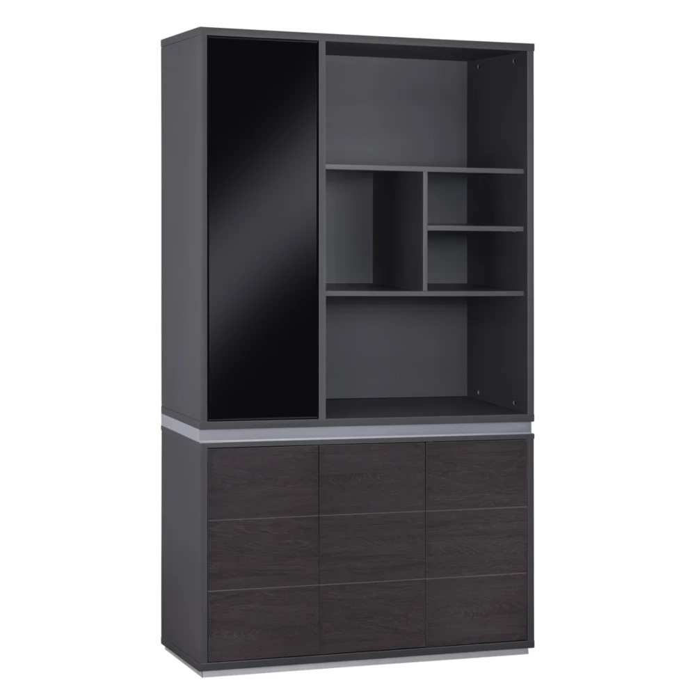 ΒΙΒΛΙΟΘΗΚΗ ΓΡΑΦΕΙΟΥ ΕΠΑΓΓΕΛΜΑΤΙΚΗ ROSEWOOD HM2091L 120Χ40Χ200Υ εκ. ΒΙΒΛΙΟΘΗΚΗ ΓΡΑΦΕΙΟΥ ΕΠΑΓΓΕΛΜΑΤΙΚΗ ROSEWOOD HM2091L 120Χ40Χ200Υ εκ. - Image 1