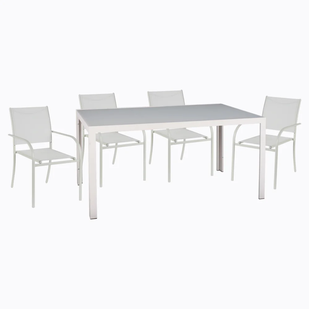 ΣΕΤ ΤΡΑΠΕΖΑΡΙΑΣ ΕΞ. ΧΩΡΟΥ 5ΤΜΧ OFER HM21030 ΛΕΥΚΟ ΜΕΤΑΛΛΟ-ΛΕΥΚΕΣ ΜΕΤΑΛ. ΠΟΛΥΘΡΟΝΕΣ ΣΕΤ ΤΡΑΠΕΖΑΡΙΑΣ ΕΞ. ΧΩΡΟΥ 5ΤΜΧ OFER HM21030 ΛΕΥΚΟ ΜΕΤΑΛΛΟ-ΛΕΥΚΕΣ ΜΕΤΑΛ. ΠΟΛΥΘΡΟΝΕΣ - Image 1